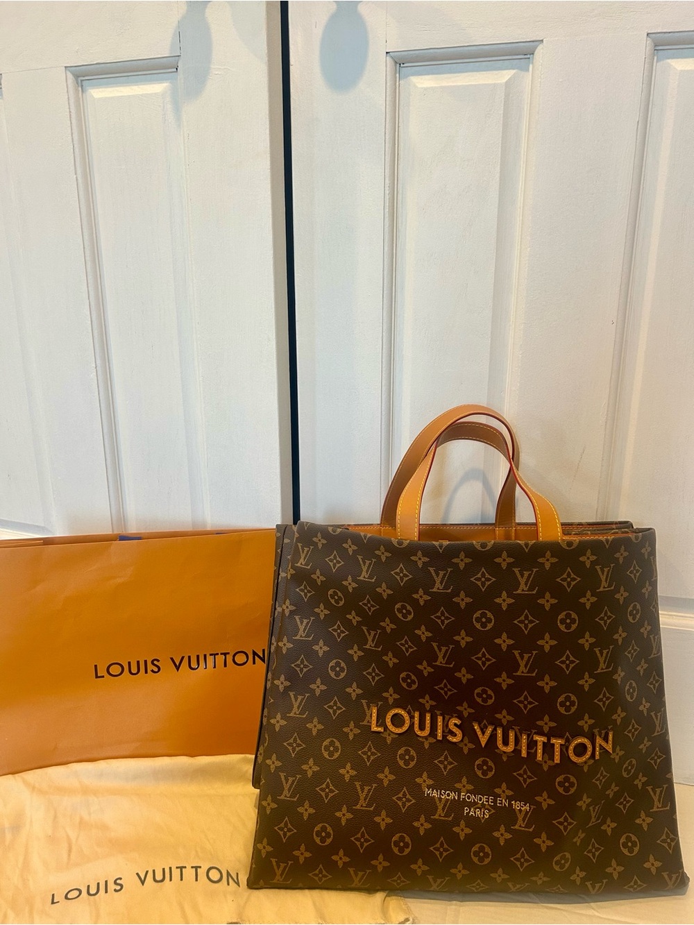 Source Unknown Brown Monogram Unique Bag